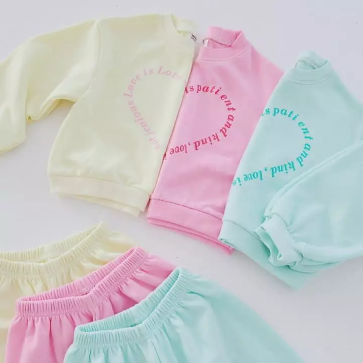 Daily Daily - Korean Children Fashion - #childofig - Herat Cong Top Bottom Set - 10