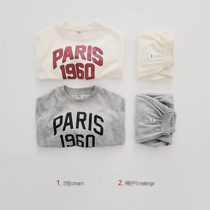 Daily Daily - Korean Children Fashion - #childrensboutique - Parisien Top Bottom Set