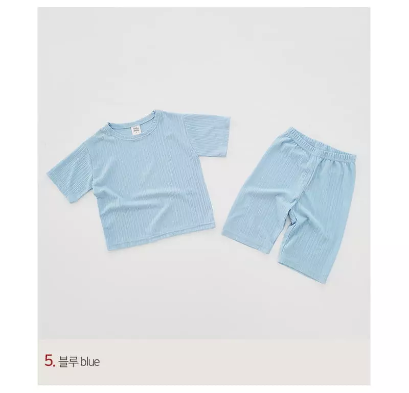 Daily Daily - Korean Children Fashion - #discoveringself - Crayon Top Bottom Set - 4