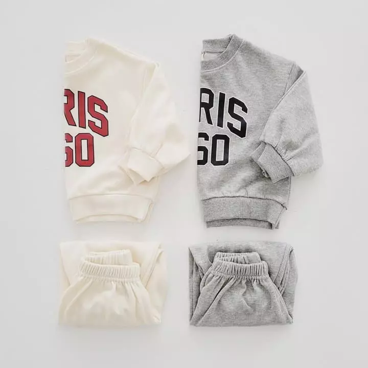 Daily Daily - Korean Children Fashion - #kidsshorts - Parisien Top Bottom Set - 5