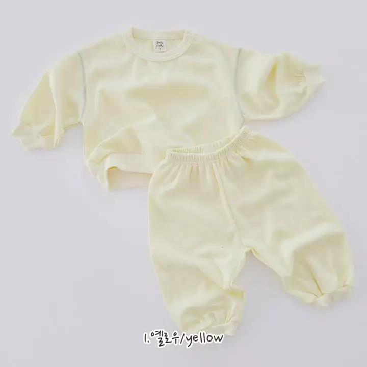 Daily Daily - Korean Children Fashion - #kidsstore - My Cotton Candy Top Bottom Set - 2