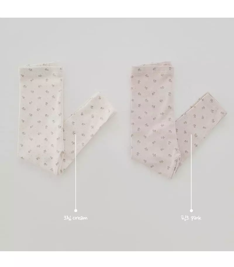 Daily Daily - Korean Children Fashion - #kidsstore - Floral Leggings - 8