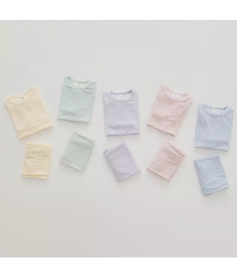Daily Daily - Korean Children Fashion - #kidzfashiontrend - Everyday Top Bottom Set - 8