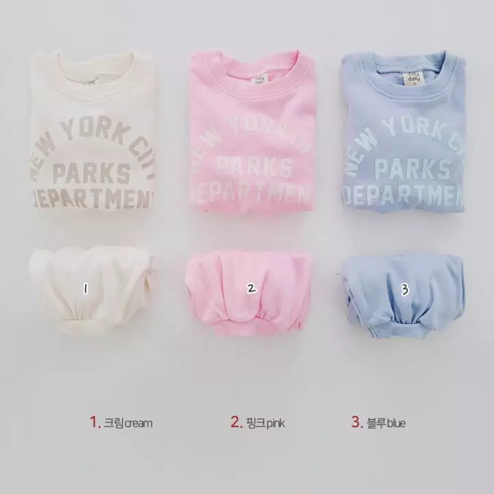 Daily Daily - Korean Children Fashion - #littlefashionista - Hey New York Top Bottom Set