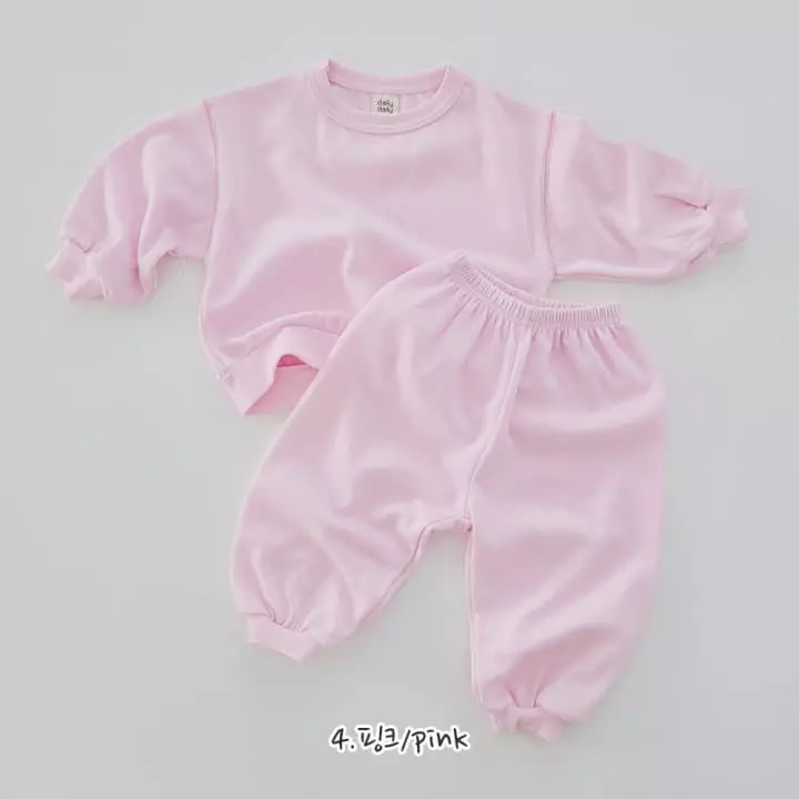 Daily Daily - Korean Children Fashion - #littlefashionista - My Cotton Candy Top Bottom Set - 5