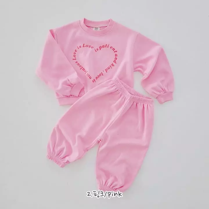 Daily Daily - Korean Children Fashion - #littlefashionista - Herat Cong Top Bottom Set - 3
