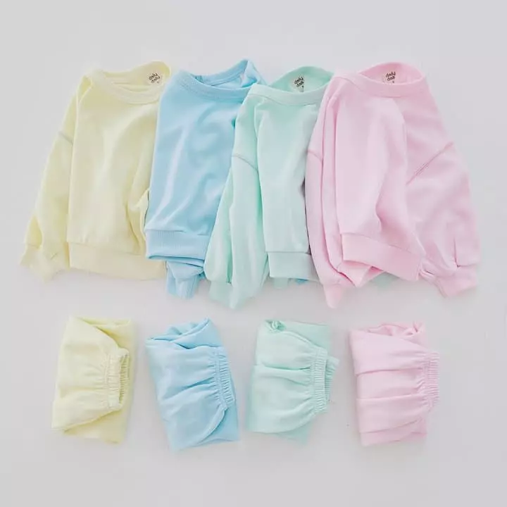 Daily Daily - Korean Children Fashion - #magicofchildhood - My Cotton Candy Top Bottom Set - 6
