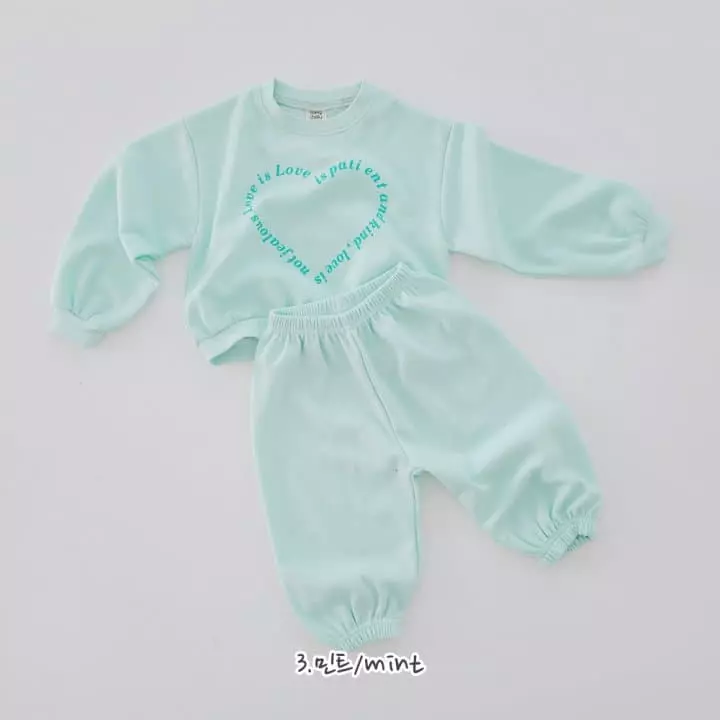 Daily Daily - Korean Children Fashion - #littlefashionista - Herat Cong Top Bottom Set - 4