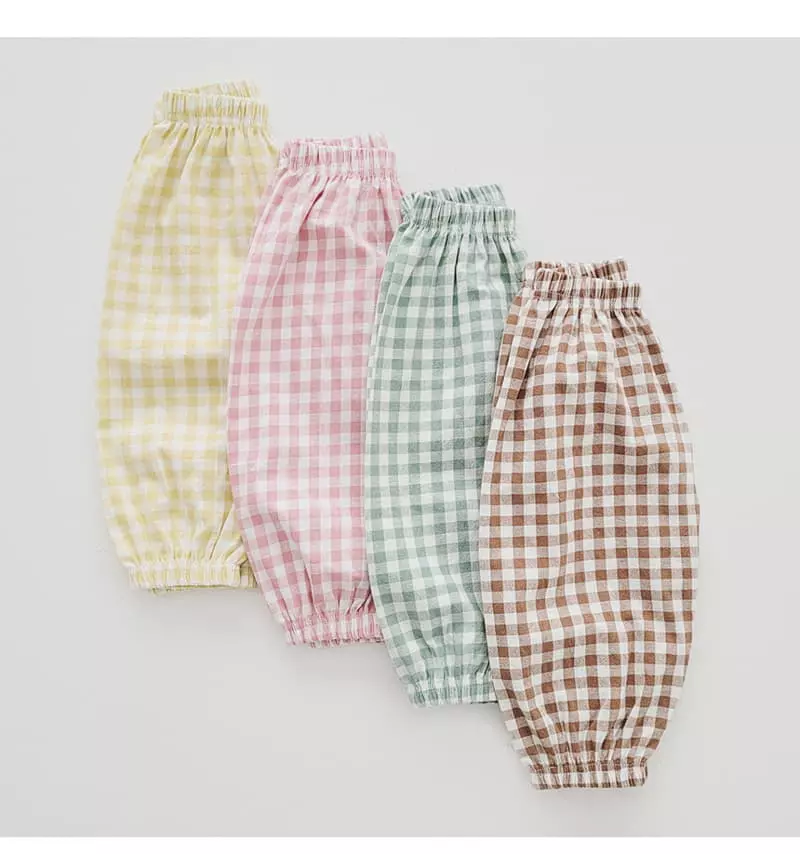 Daily Daily - Korean Children Fashion - #magicofchildhood - Animal Check Top Bottom Set - 9