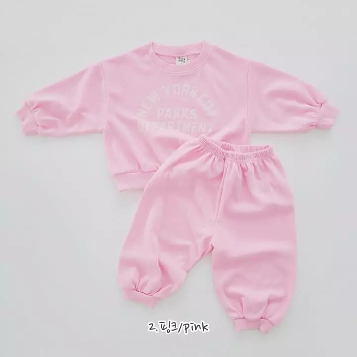Daily Daily - Korean Children Fashion - #minifashionista - Hey New York Top Bottom Set - 3