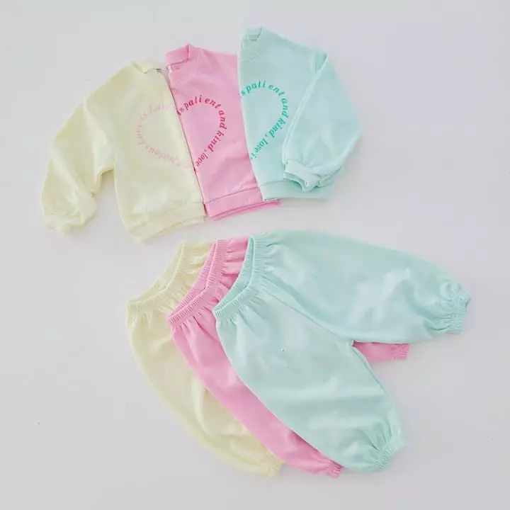 Daily Daily - Korean Children Fashion - #minifashionista - Herat Cong Top Bottom Set - 5