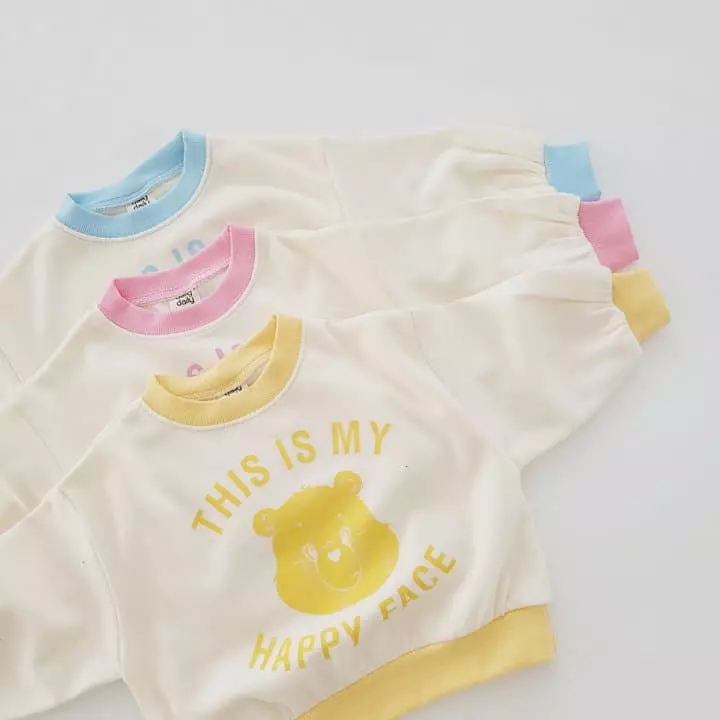 Daily Daily - Korean Children Fashion - #prettylittlegirls - Heart Bear Top Bottom Set - 11