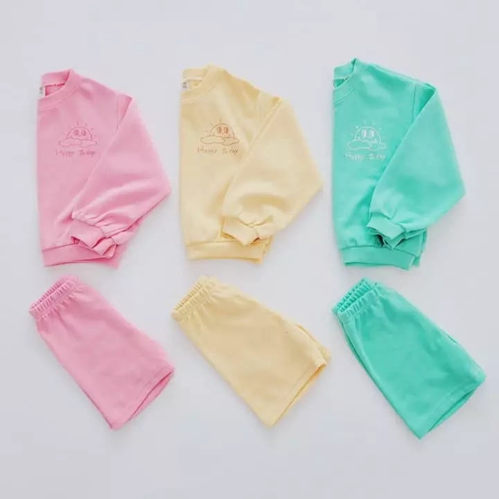 Daily Daily - Korean Children Fashion - #stylishchildhood - U Like Top Bottom Set - 6