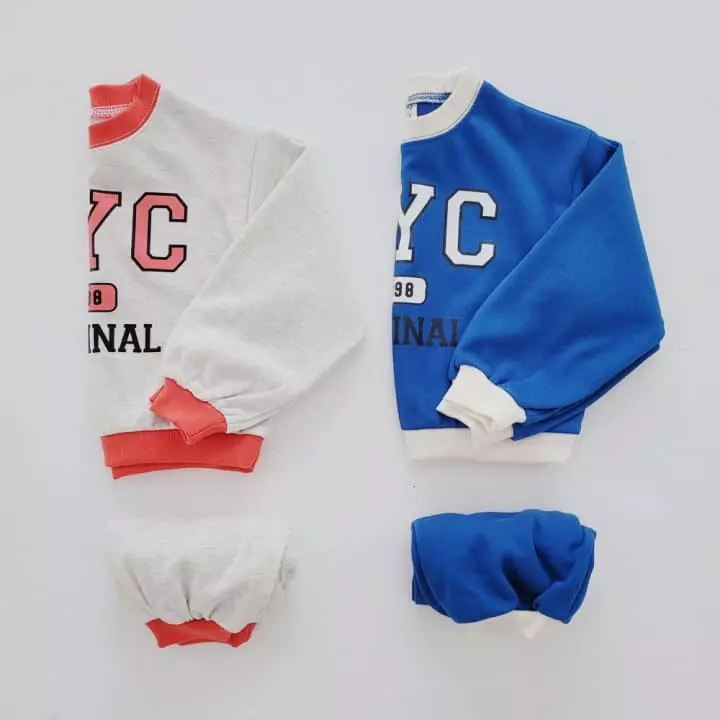 Daily Daily - Korean Children Fashion - #toddlerclothing - New Yorker Top Bottom Set - 4