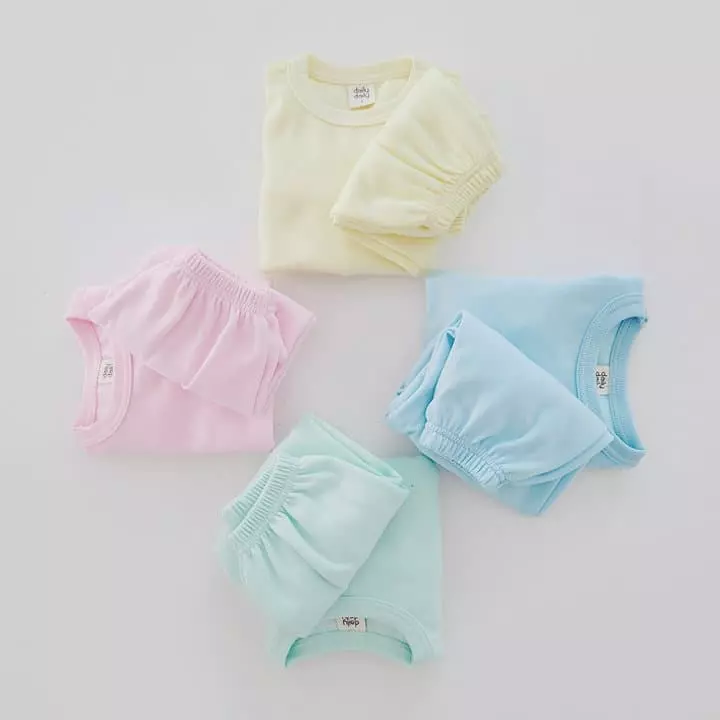 Daily Daily - Korean Children Fashion - #todddlerfashion - My Cotton Candy Top Bottom Set - 9