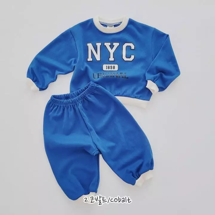 Daily Daily - Korean Children Fashion - #toddlerclothing - New Yorker Top Bottom Set - 3