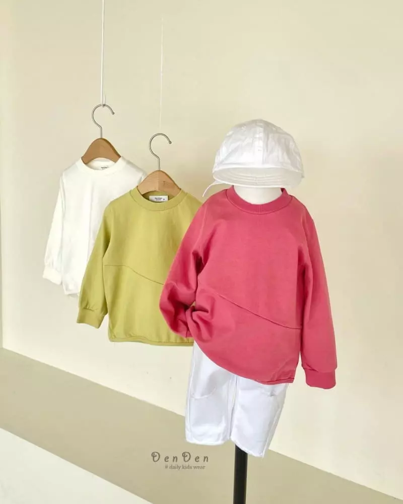 Denden - Korean Children Fashion - #designkidswear - Sasun Piping Long Tee