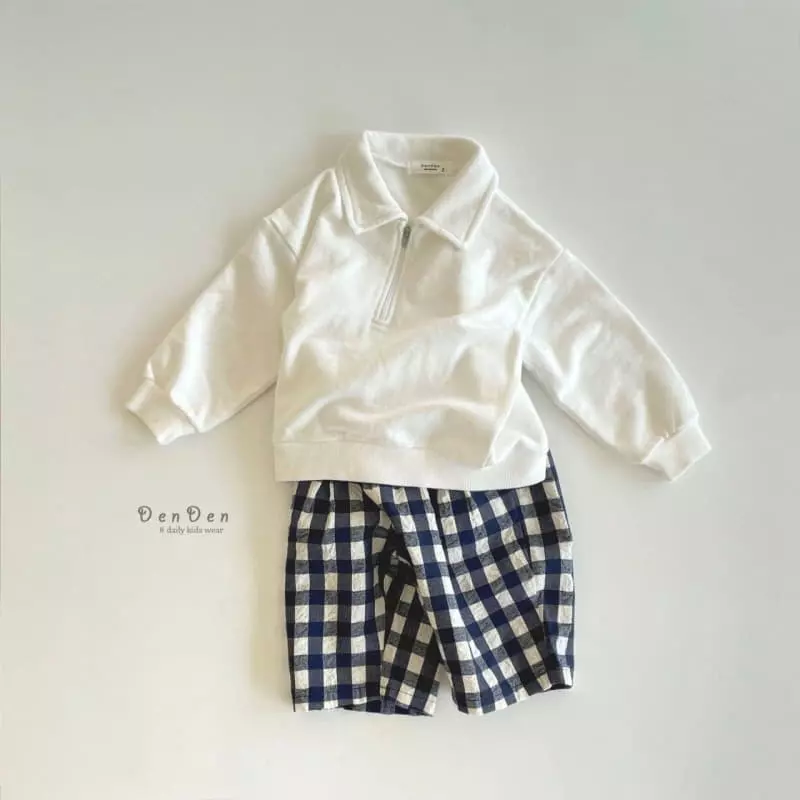 Denden - Korean Children Fashion - #magicofchildhood - Blan Zip-up Tee Long Sleeves - 7