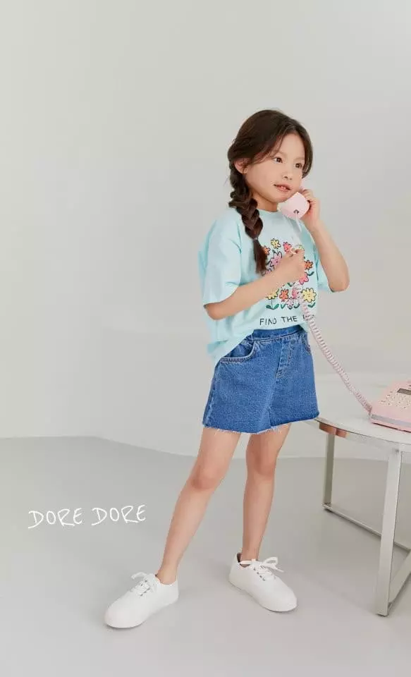 Dore Dore - Korean Children Fashion - #childofig - Flower TEe - 9