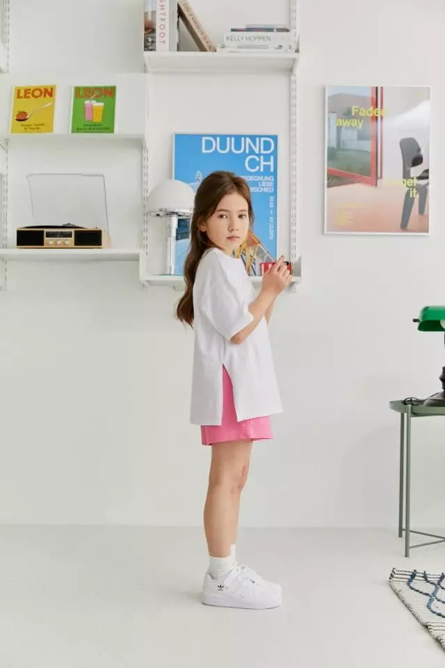 Dore Dore - Korean Children Fashion - #discoveringself - Basic Slit Tee - 2