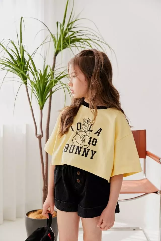 Dore Dore - Korean Children Fashion - #fashionkids - Bunny Crop Tee - 6