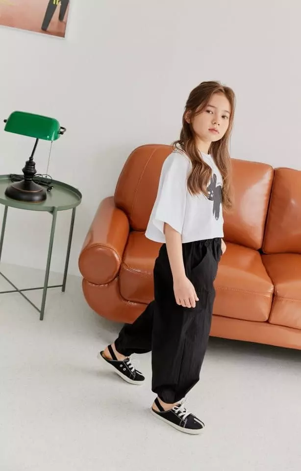 Dore Dore - Korean Children Fashion - #kidsshorts - Rabbit Crop Tee - 3