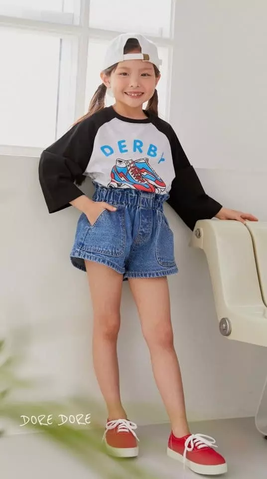 Dore Dore - Korean Children Fashion - #kidsshorts - Skete Raglan Tee - 10