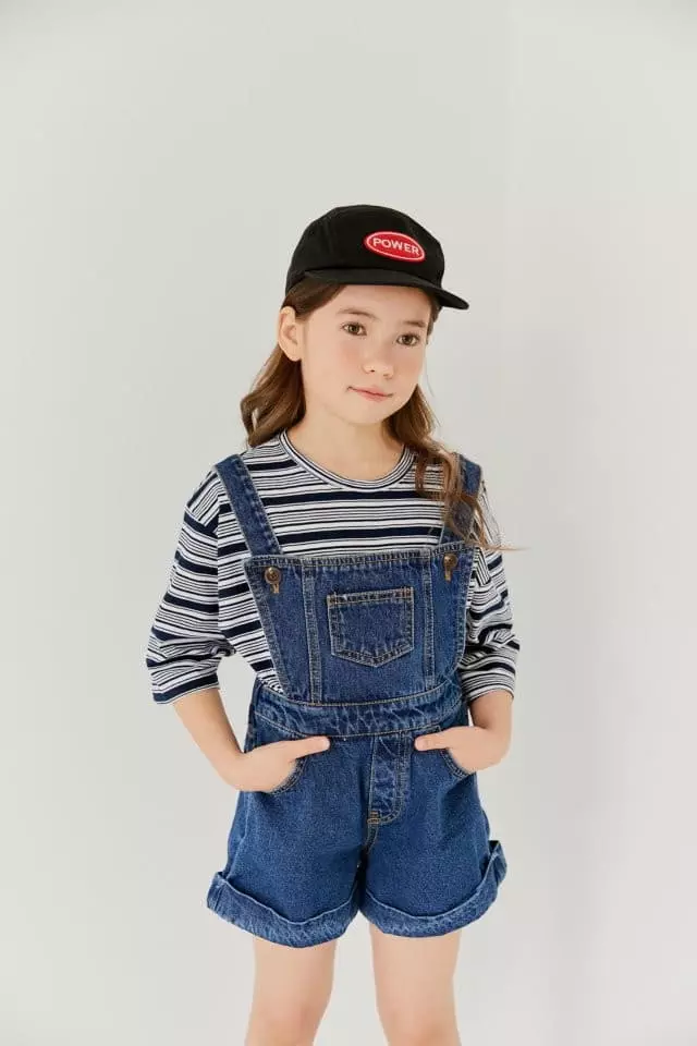 Dore Dore - Korean Children Fashion - #kidsstore - Choco Dungarees Shorts