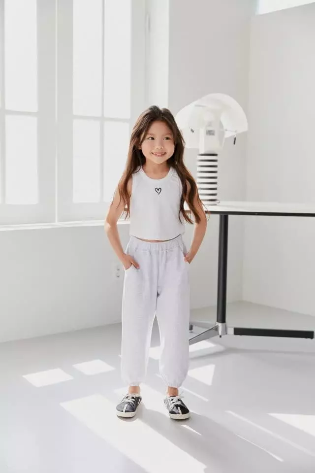 Dore Dore - Korean Children Fashion - #magicofchildhood - Heart Crop Tee - 8