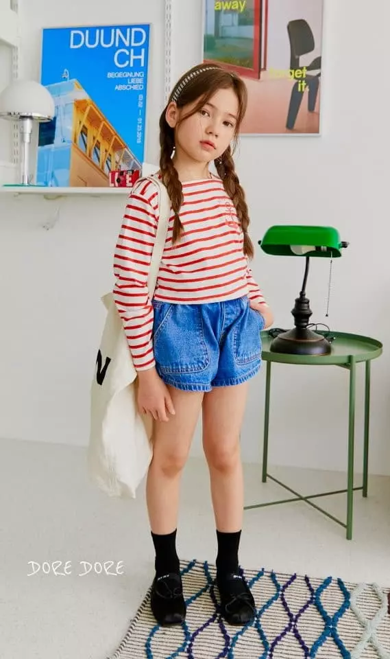 Dore Dore - Korean Children Fashion - #magicofchildhood - Marine Crop Tee - 2