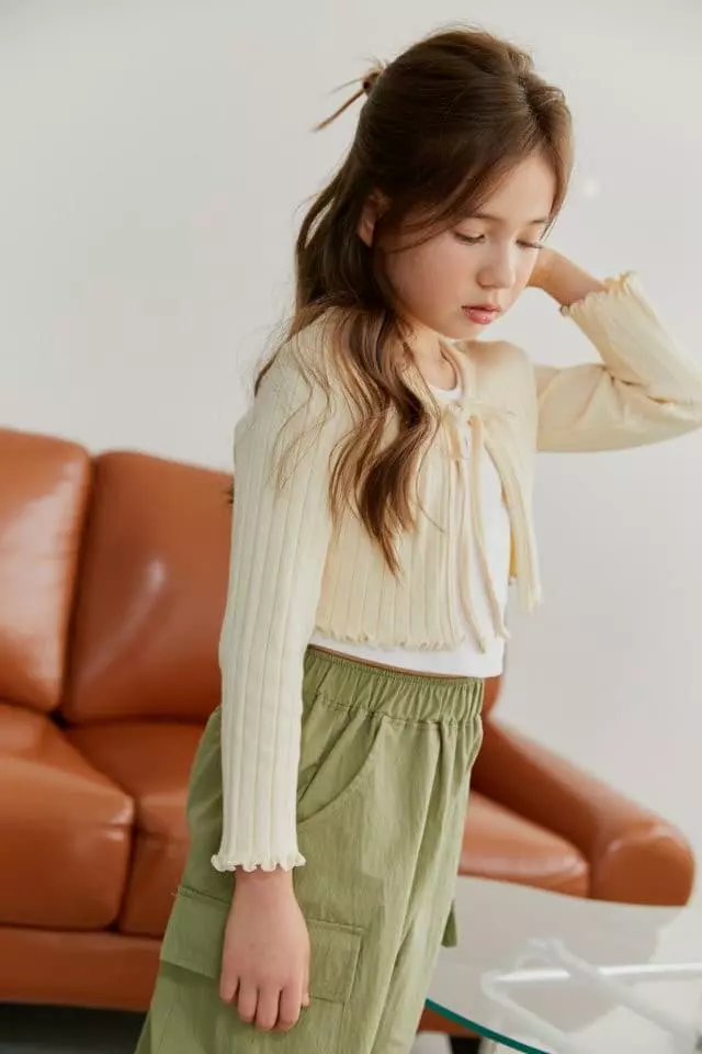 Dore Dore - Korean Children Fashion - #minifashionista - Petie Rib Cardigan - 5