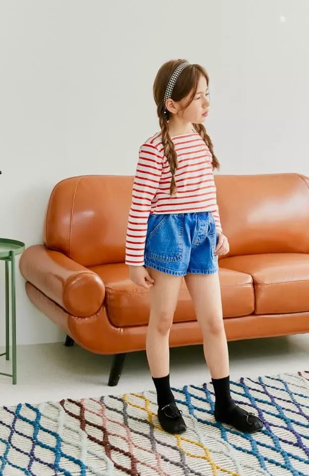 Dore Dore - Korean Children Fashion - #minifashionista - Marine Crop Tee - 3