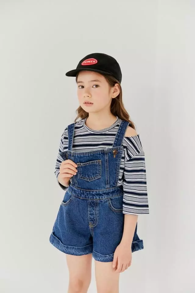 Dore Dore - Korean Children Fashion - #minifashionista - Choco Dungarees Shorts - 6