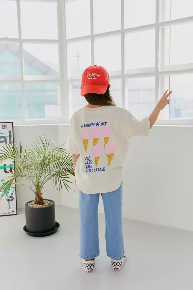 Dore Dore - Korean Children Fashion - #prettylittlegirls - Ice Cream Tee - 8