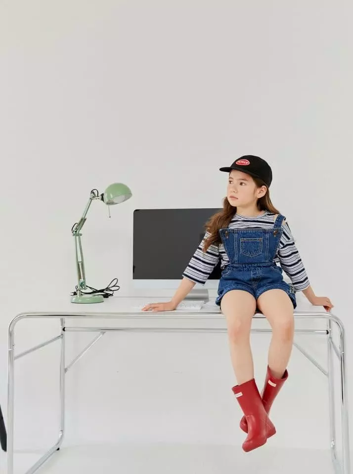 Dore Dore - Korean Children Fashion - #prettylittlegirls - Choco Dungarees Shorts - 7
