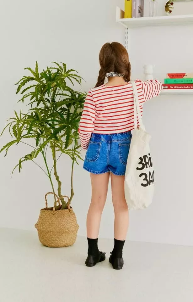 Dore Dore - Korean Children Fashion - #stylishchildhood - Marine Crop Tee - 7