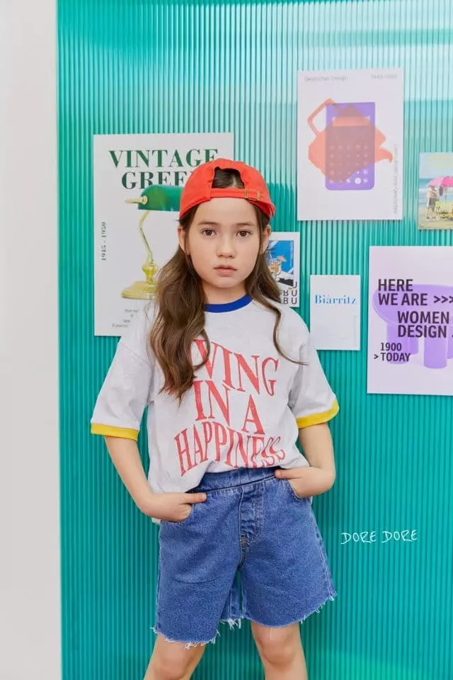 Dore Dore - Korean Children Fashion - #todddlerfashion - Happy Color Tee - 10