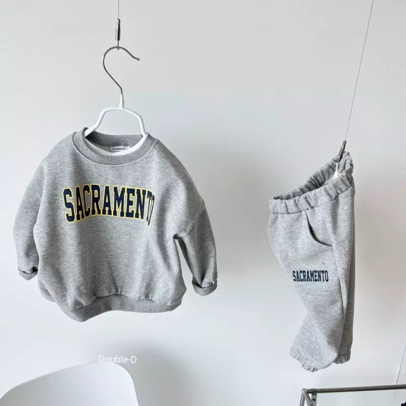 Doubled - Korean Children Fashion - #Kfashion4kids - Secra Top Bottom Set - 7