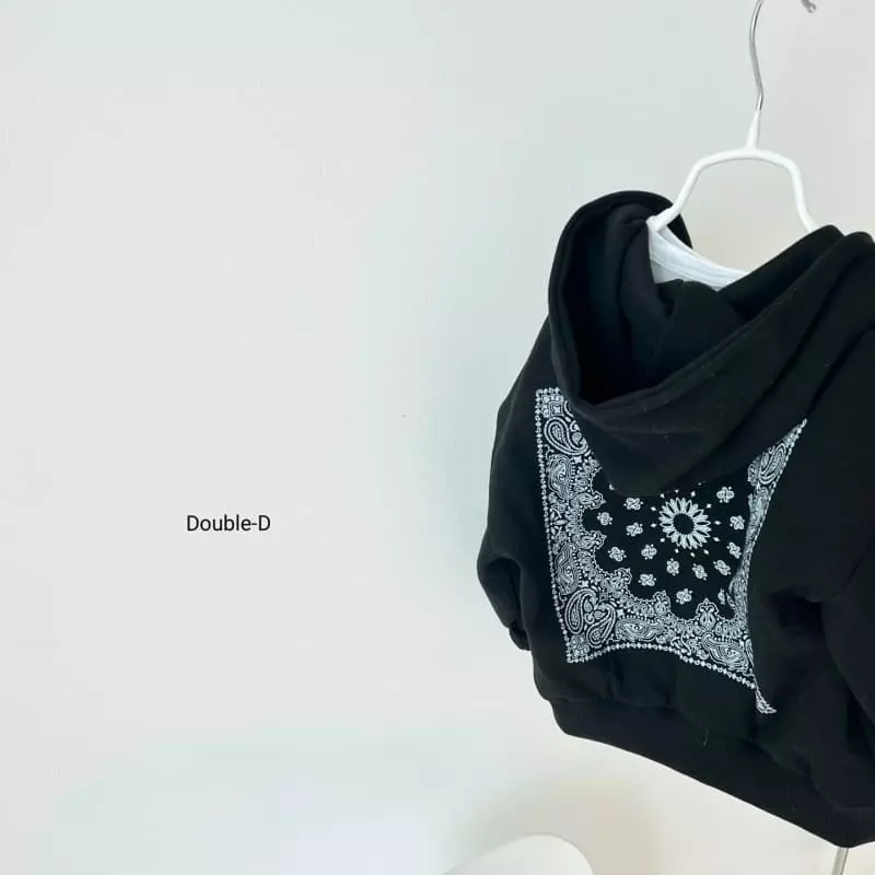 Doubled - Korean Children Fashion - #childrensboutique - Paisely Hoody Zip-up - 2