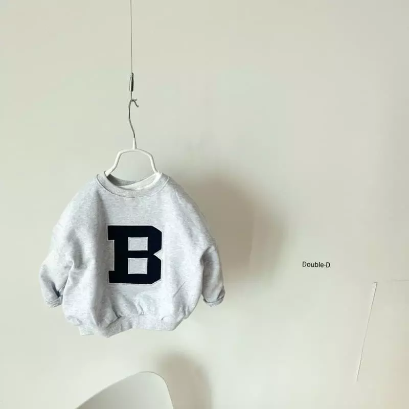 Doubled - Korean Children Fashion - #designkidswear - B Embrodiery Sweatshirt - 9