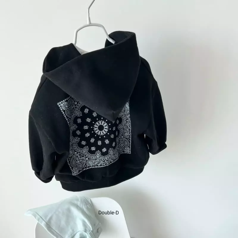 Doubled - Korean Children Fashion - #designkidswear - Paisely Hoody Zip-up - 3