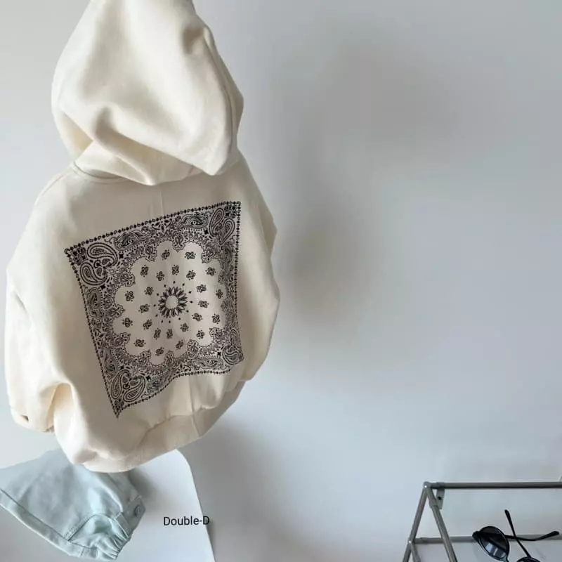 Doubled - Korean Children Fashion - #fashionkids - Paisely Hoody Zip-up - 5