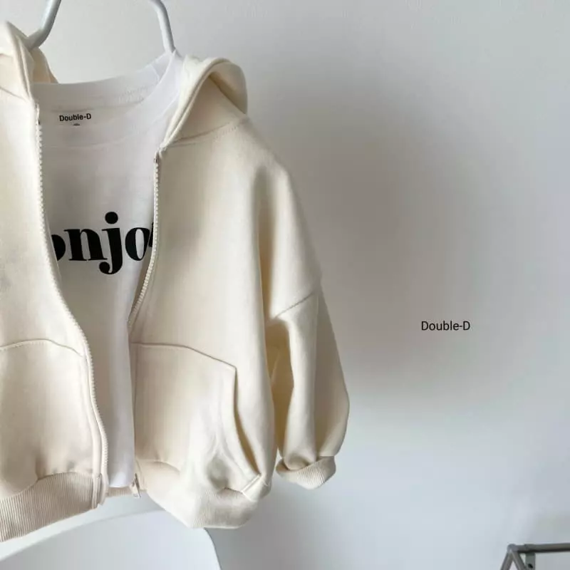 Doubled - Korean Children Fashion - #kidsshorts - Paisely Hoody Zip-up - 6