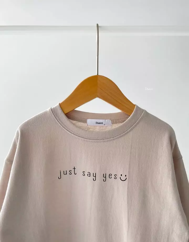 Dsaint - Korean Children Fashion - #Kfashion4kids - Yes Smile Tee - 7