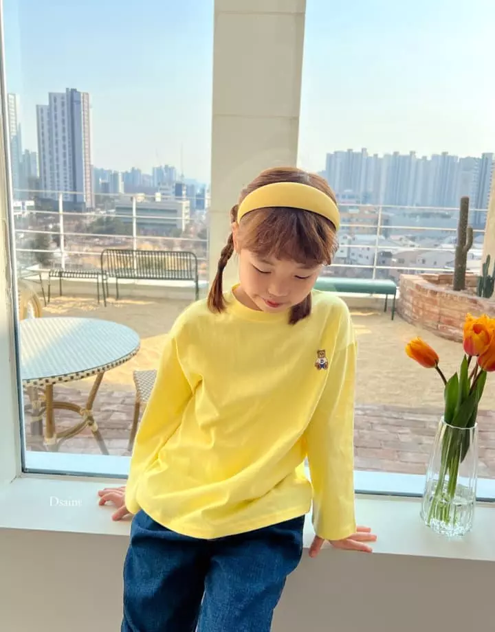 Dsaint - Korean Children Fashion - #Kfashion4kids - D Sit Bear Tee - 5