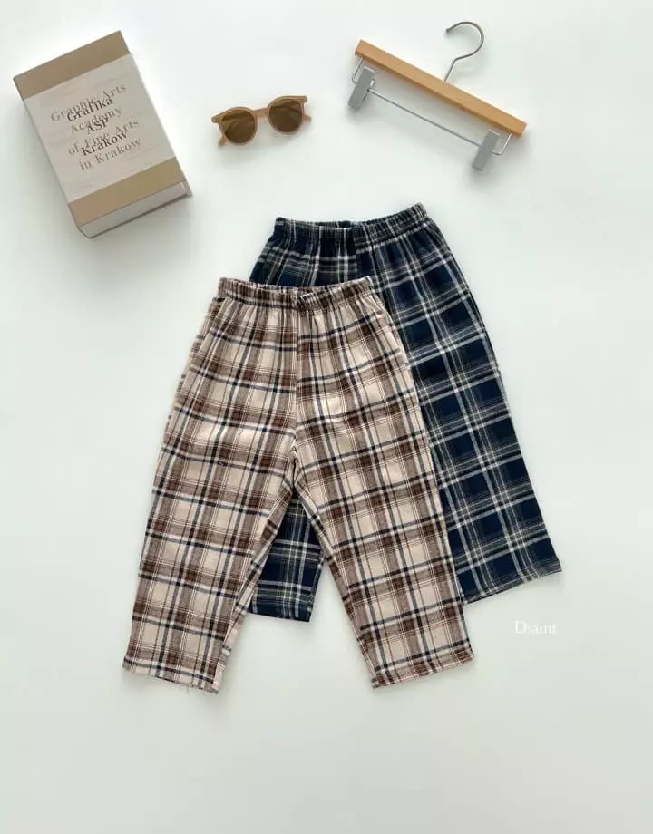 Dsaint - Korean Children Fashion - #Kfashion4kids - Best Check Pants - 10