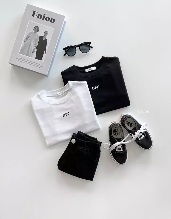 Dsaint - Korean Children Fashion - #childofig - Off Tee - 11