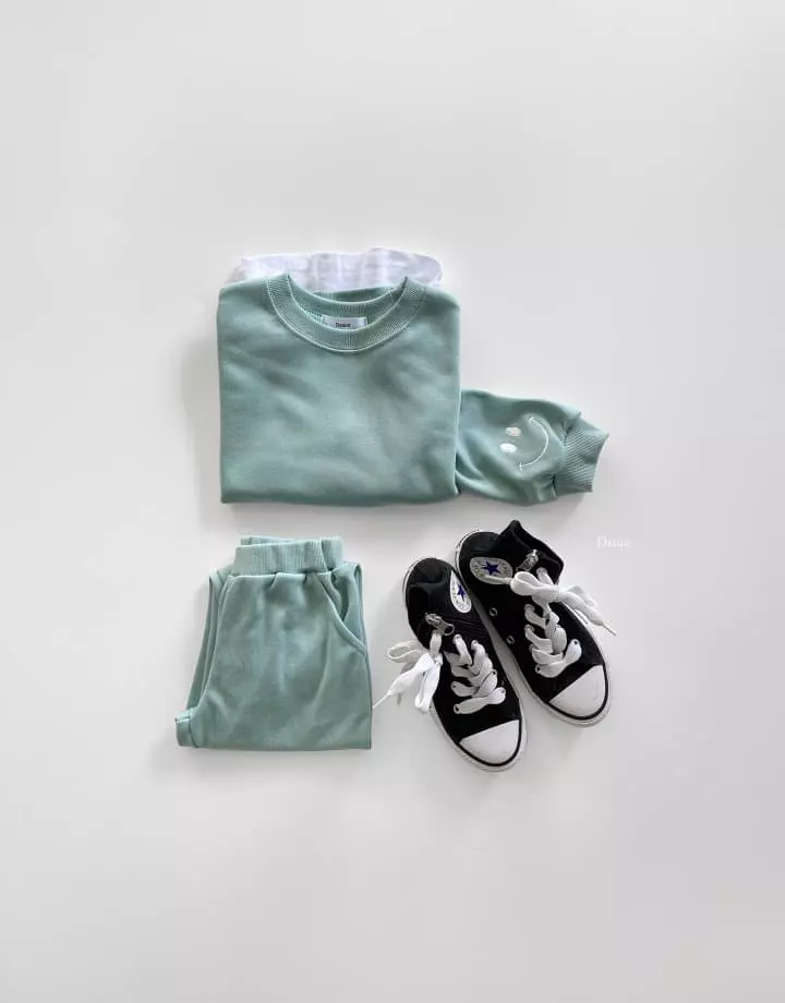 Dsaint - Korean Children Fashion - #childofig - Smile Layered Top Bottom Set - 5