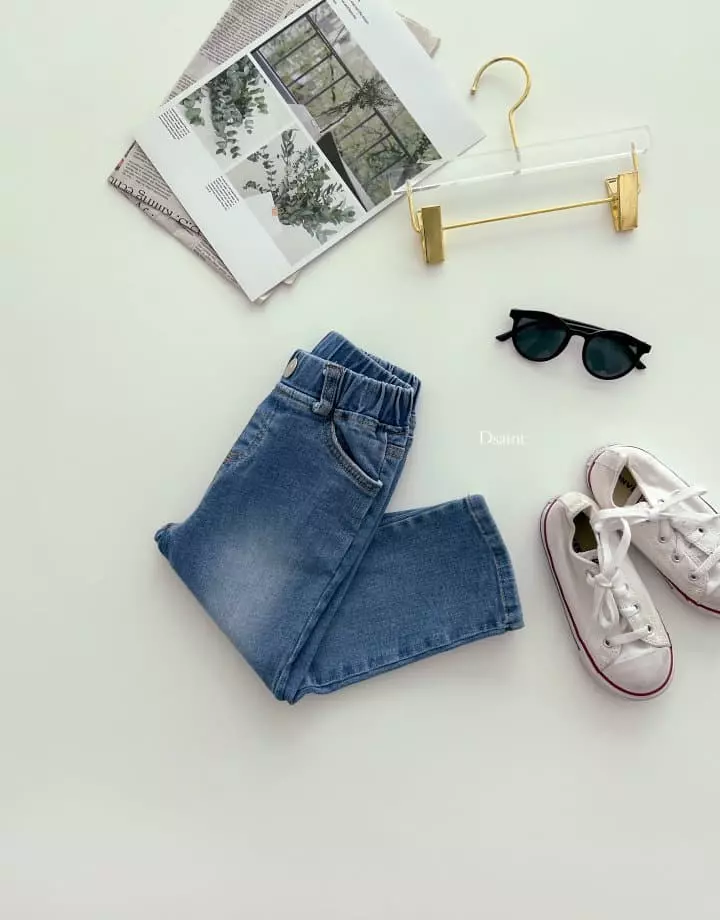 Dsaint - Korean Children Fashion - #childofig - Sand Striaght Jeans - 10