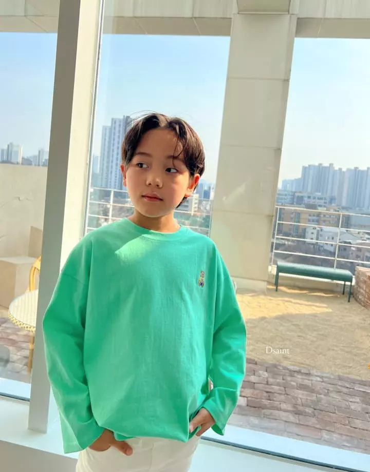 Dsaint - Korean Children Fashion - #childofig - D Sit Bear Tee - 11